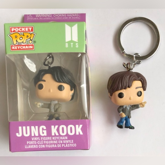BTS Bundle - “Rise of Bangtan” Book, 2 Pocket Pop! Keychains & Snow Glob… - Picture 5 of 14